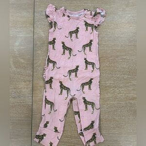 Posh Peanut cheetah romper 18-24 months